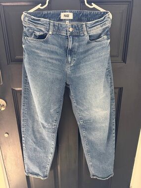 PAIGE Light Blue Slim-Straight Jeans
